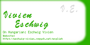 vivien eschwig business card